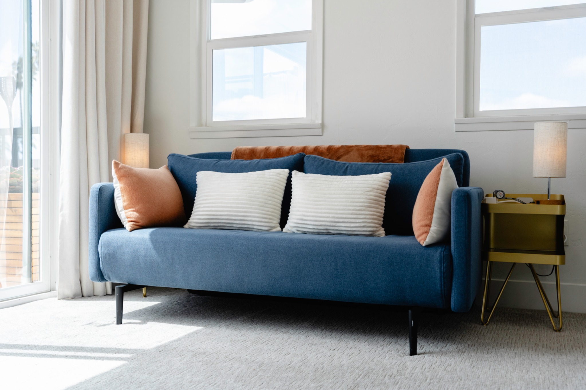 Flamingo Room queen hide-a-bed sofa
